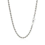 Bids.com Sterling Silver 2.9mm Diamond Cut Rope Style Chain Necklaces