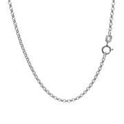 Bids.com 14k White Gold Rolo Chain 1.9mm Necklaces
