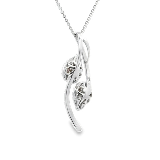Bids.com .50ct Diamond Fashion Pendants 10KT White Gold Pendants
