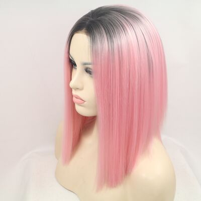 Mill's Beauty Supply Synthetic Lace Front Mid-length Straight Wig, 12"