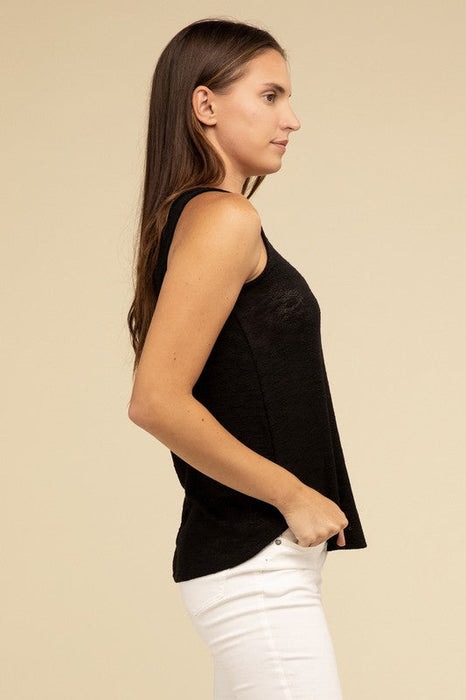 V Neck Sleeveless Cami Top