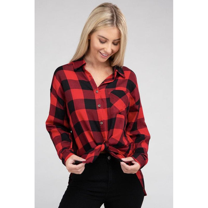 Classic Plaid Flannel Shirt