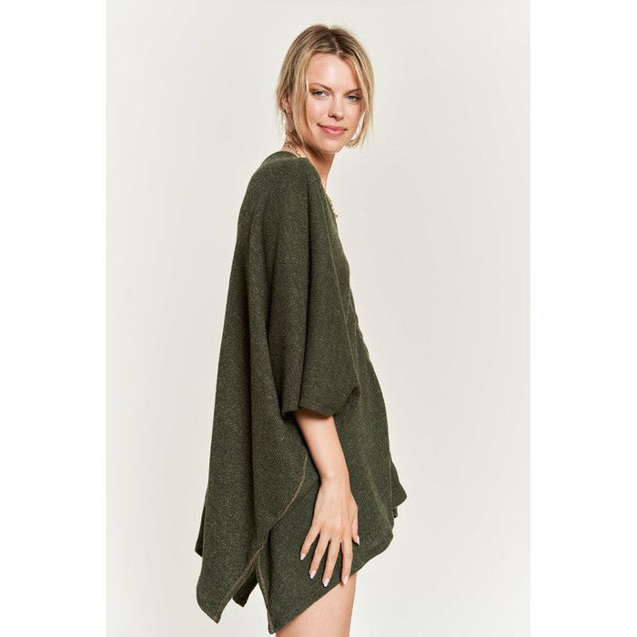 VNECK PONCHO TOP