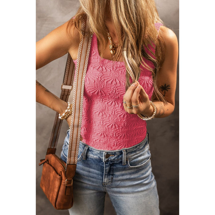 Square Neck Wide Strap Tank