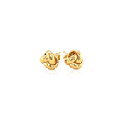 Bids.com 10k Yellow Gold Love Knot Stud Earrings Earrings