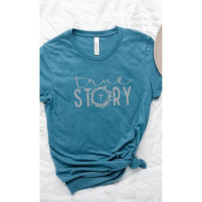 True Story Cross Easter Graphic Tee