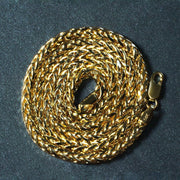 Bids.com 4.1mm 14k Yellow Gold Diamond Cut Round Franco Chain Necklaces