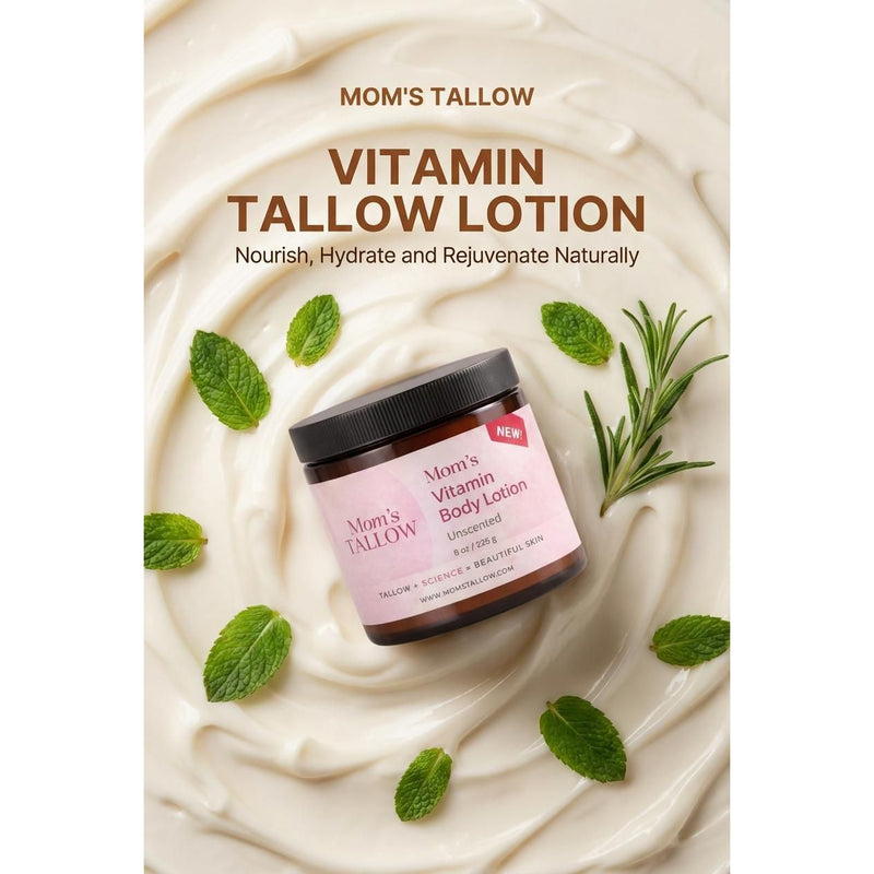 Mom’s Tallow Vitamin-Infused Tallow Body Lotion
