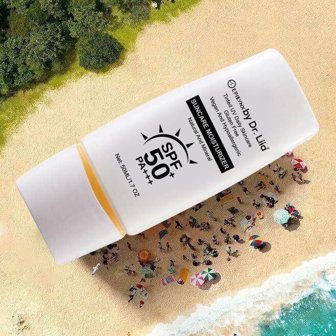 EpiLynx SPF 50 Mineral Moisturizer – Hydrating, Vegan & Sensitive-Skin Friendly suncare