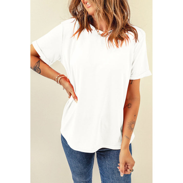 Round Neck Short Sleeve T-Shirt