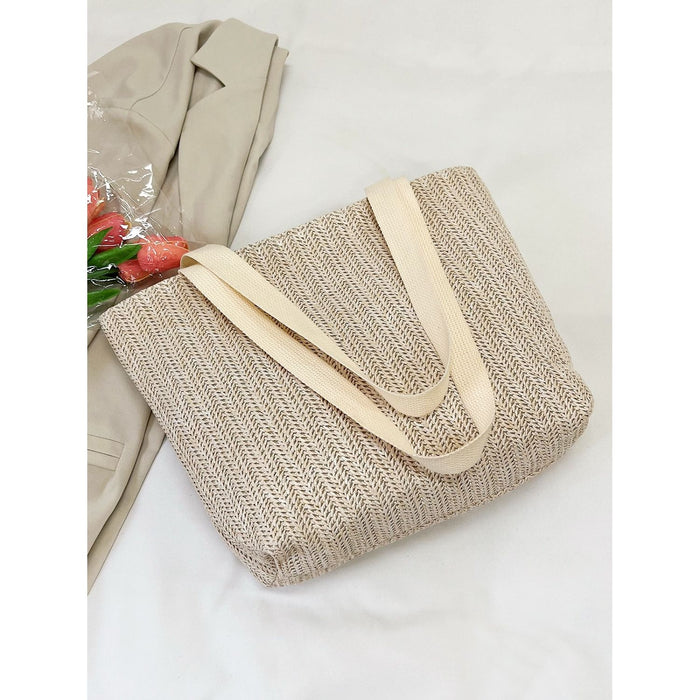 Straw Woven Tote Bag