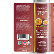 Locsanity Locsanity Passion Fruit Alcohol-Free Conditioning and Styling Mousse, Rolling, Twisting, Locking Mousse- Dreadlocks, Locs, Sisterlocks, Loose Natural Hair, Braidlocs Locking & Tightening & Moisturizing