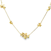 Bids.com Cubic Zirconia Flower Pendant Sterling Silver Pendants