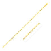 Bids.com 14k Yellow Gold Alternating Paperclip Bracelet (2.8mm) Bracelets