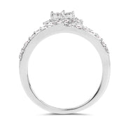 Bids.com 0.54 Carat Genuine White Diamond 14K White Gold Ring (G-H Color, SI1-SI2 Clarity) Rings