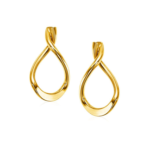 Bids.com 14k Yellow Gold Polished Tear Drop Earrings Earrings
