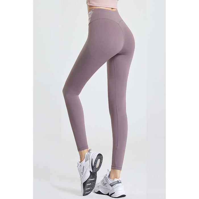 Wide Waistband Moisture-Wicking Sports Pants