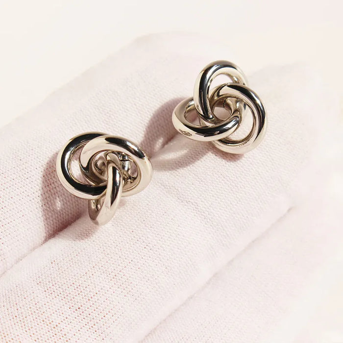 Knotted Stud Earrings (Pre-Order)