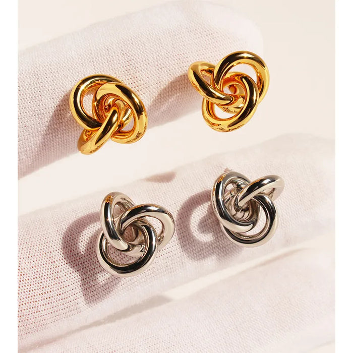 Knotted Stud Earrings (Pre-Order)