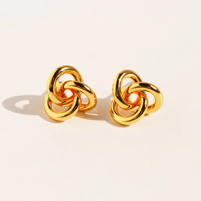 Knotted Stud Earrings (Pre-Order)