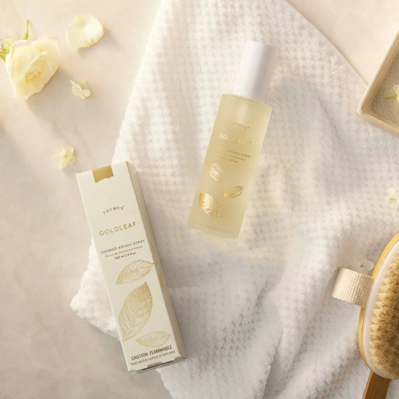 Thymes Thymes Goldleaf Shower Aroma Spray 100ml Shower Aroma Spray