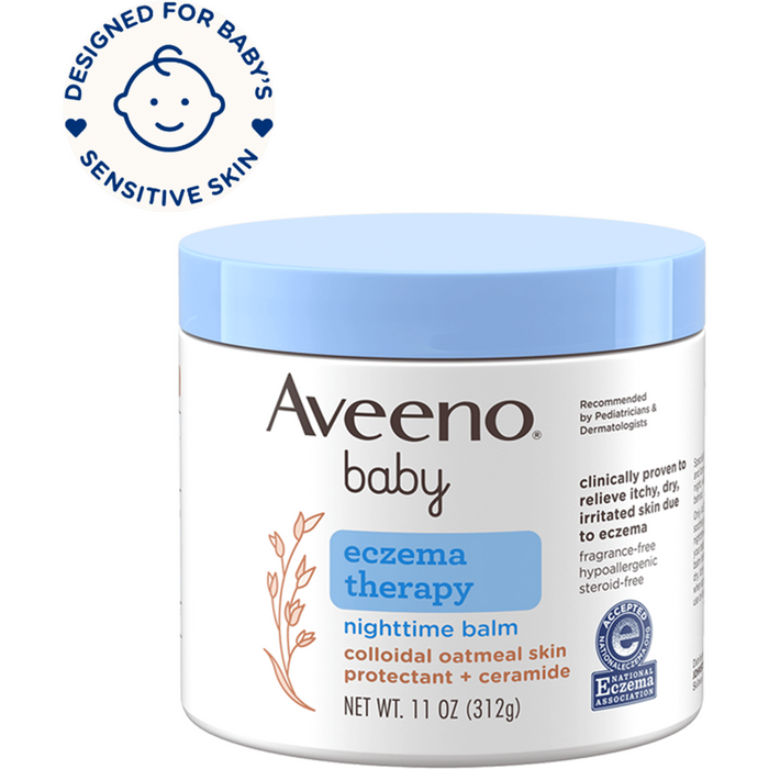 Aveeno Baby Eczema Therapy Nighttime Balm Colloidal Oatmeal 11 Oz