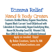 By Robin Creations Eczema Relief Hand & Body Cream Lotion & Moisturizer