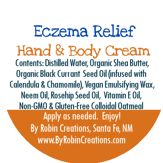 By Robin Creations Eczema Relief Hand & Body Cream Lotion & Moisturizer