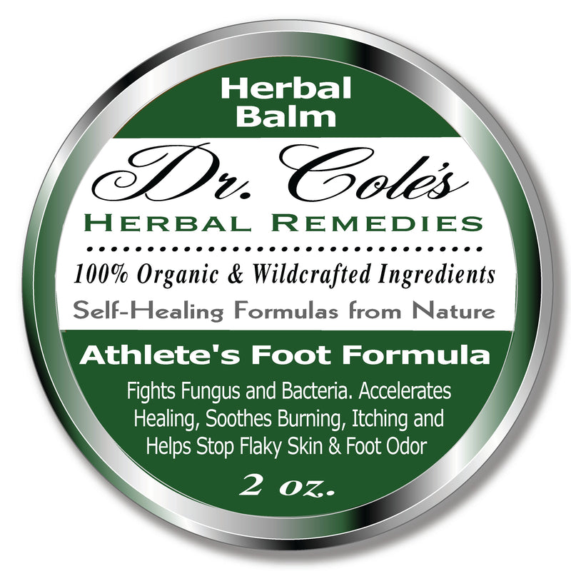 COLEHERBALS LLC 09 - Dr. Cole's Organic Athlete's Foot Treatment Herbal White Smoke