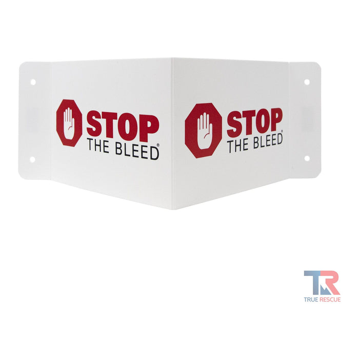 3-Way STOP THE BLEED Flexible 3D Wall Sign