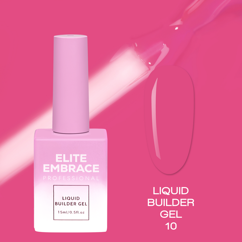 nbmsupply ELITE EMBRACE Professional Liquid Builder Gel 10 15ml ELBG1015