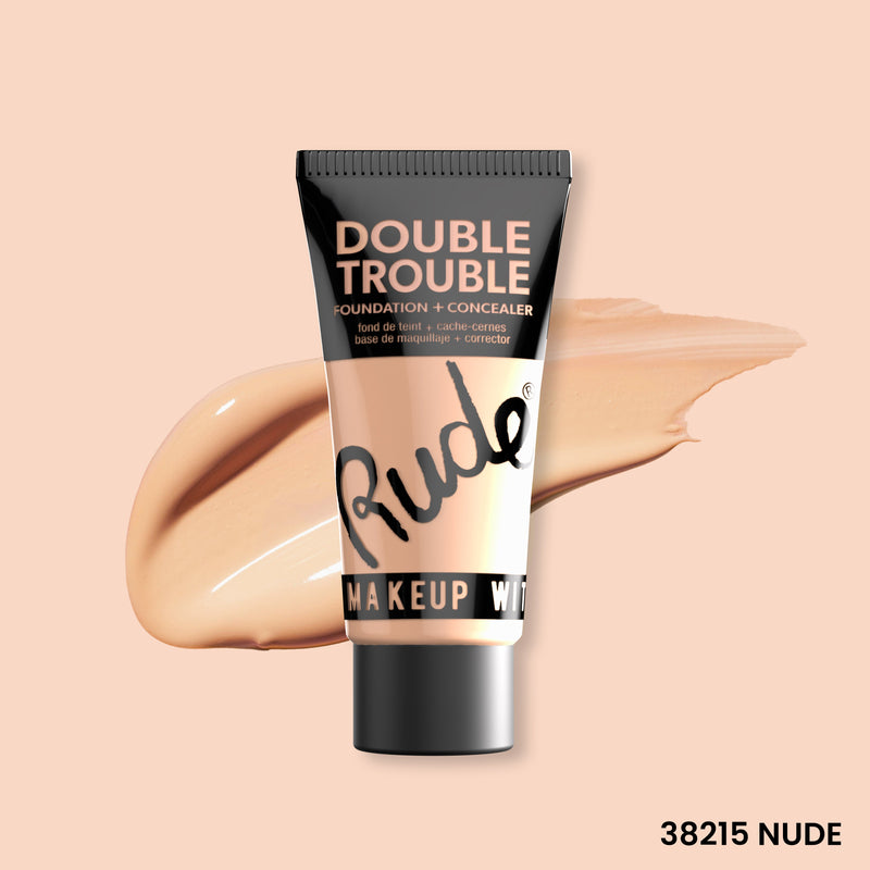 Rude Cosmetics Double Trouble Foundation and Concealer Foundation