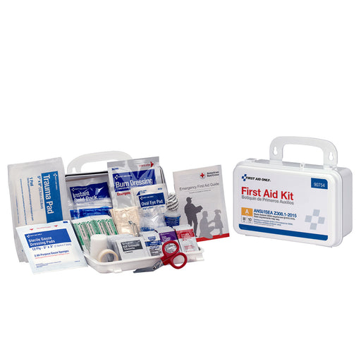Uline First Aid Kit (10-Person Capacity) with Manual, 1 Dispenser Box First Aid Kits