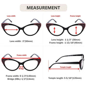 eyekeeper.com 10 Pack Cat-eye Reading Glasses Cute Readers R2115 Eyeglasses