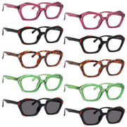 eyekeeper.com 10 Pack Distinctive Eyeglasses Fashion Design Reading Glasses R2129 Eyeglasses