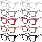 eyekeeper.com 10 Pack Large Frame Reading Glasses Oversized Readers R2141 Eyeglasses