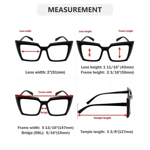 eyekeeper.com 10 Pack Large Frame Reading Glasses Oversized Readers R2141 Eyeglasses