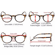eyekeeper.com 10 Pack Oval Reading Glasses Retro Ladies Round Readers R071 Eyeglasses