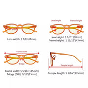 eyekeeper.com 10 Pack Oval Round Blue Light Blocking Readers Computer Eyeglasses UVR071 Eyeglasses