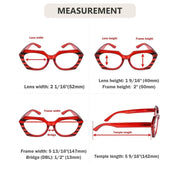 eyekeeper.com 10 Pack Oversized Cat Eye Reading Glasses Funky Readers R2135 Eyeglasses
