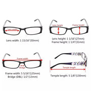 eyekeeper.com 10 Pack Pattern Print Reading Glasses with Spring Hinges R006D Eyeglasses
