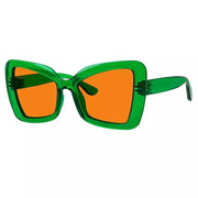 eyekeeper.com 100% Blue Blocking Glasses Cat-eye Orange Lens Metalless Screwless R2315-B98 Eyeglasses