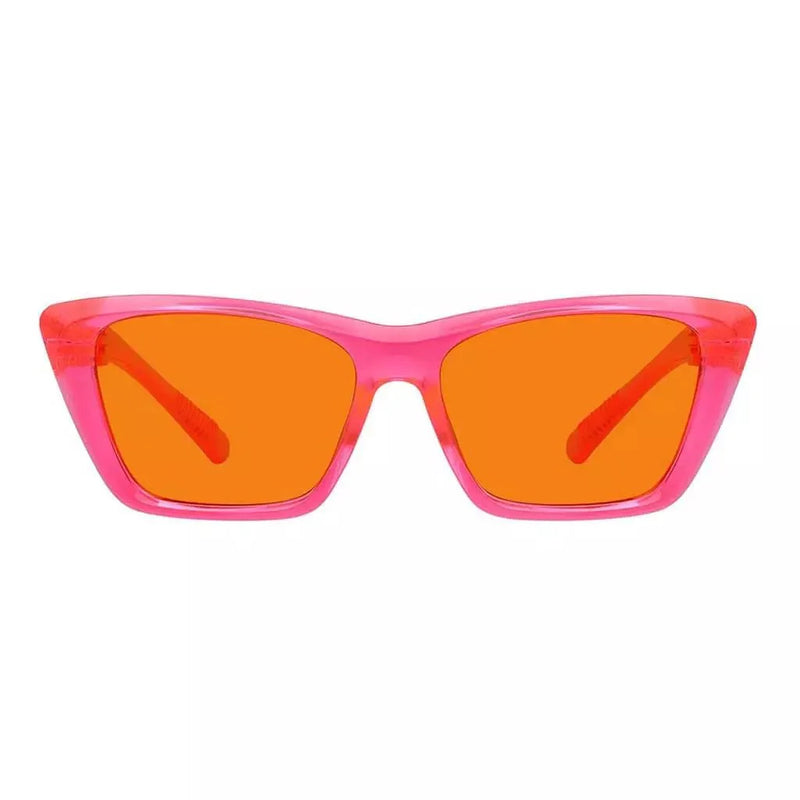 eyekeeper.com 100% Blue Blocking Glasses Orange Lens Cat-eye Metalless Screwless R2514-B98 Eyeglasses