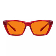 eyekeeper.com 100% Blue Blocking Glasses Orange Lens Cat-eye Metalless Screwless R2514-B98 Eyeglasses