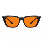 eyekeeper.com 100% Blue Blocking Glasses Orange Lens Cat-eye Metalless Screwless R2514-B98 Eyeglasses