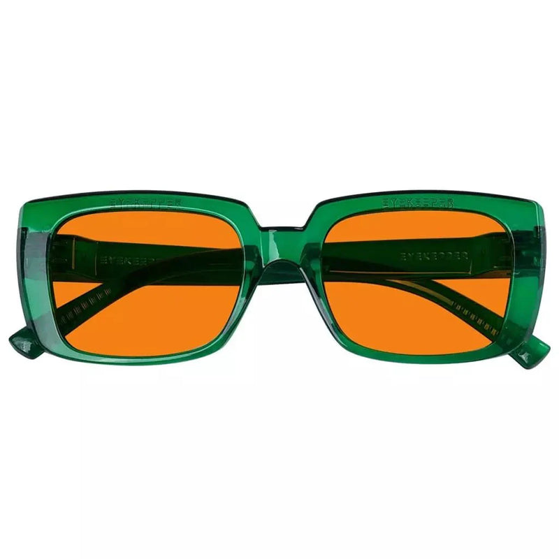 eyekeeper.com 100% Blue Blocking Orange Glasses for Sleep Metalless Screwless NR9107-B98 Eyeglasses