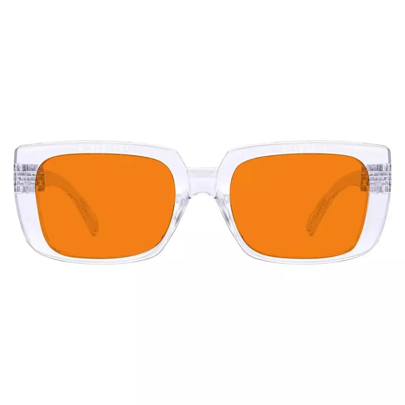 eyekeeper.com 100% Blue Blocking Orange Glasses for Sleep Metalless Screwless NR9107-B98 Eyeglasses