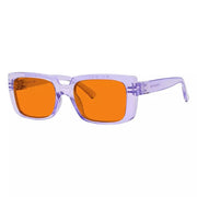 eyekeeper.com 100% Blue Blocking Orange Glasses for Sleep Metalless Screwless NR9107-B98 Eyeglasses