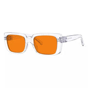 eyekeeper.com 100% Blue Blocking Orange Glasses for Sleep Metalless Screwless NR9107-B98 Eyeglasses