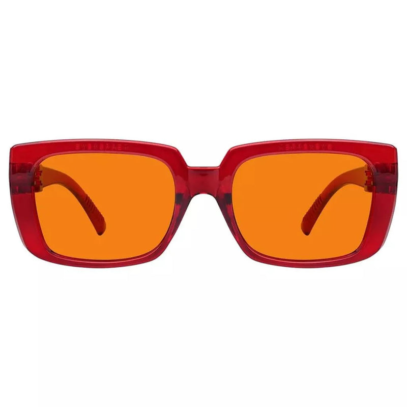 eyekeeper.com 100% Blue Blocking Orange Glasses for Sleep Metalless Screwless NR9107-B98 Eyeglasses